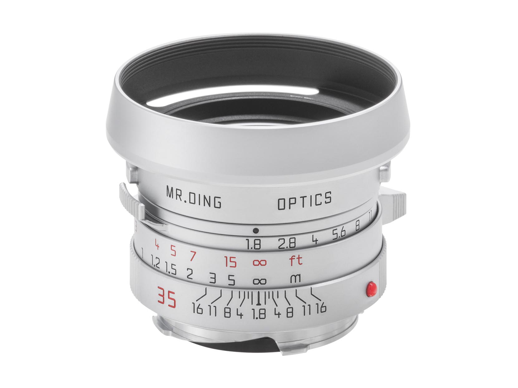 MR. DING E39 レンズフード シルバー