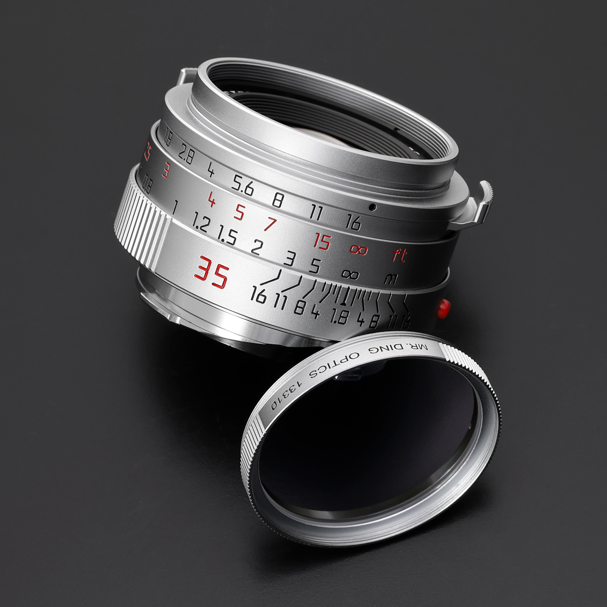 MR. DING E39 UVフィルター レンズプロテクター 保護フィルター シルバー