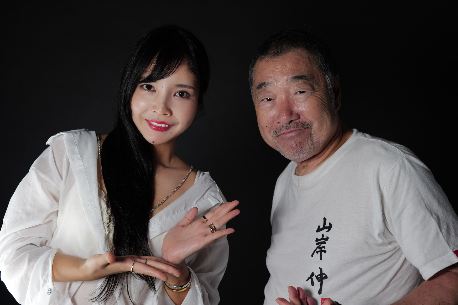 写真塾終了後、あずりなちゃんと記念写真