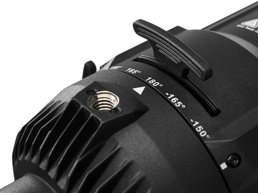 レンズ部分に回転機構を搭載