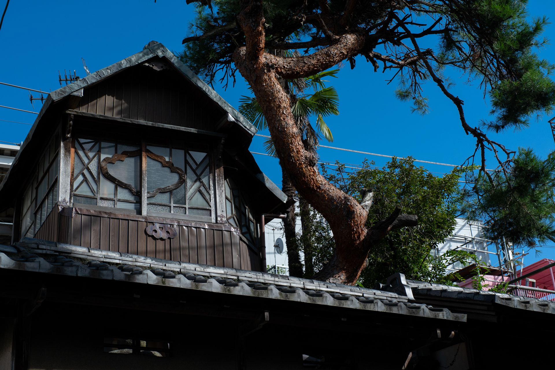 古い家。もっとシャドーが落ち込むと思ったら、あっさりと撮れました。少し手を入れればもっと良くなりますね。<br><span class="fnt-85">ニコン Z5II／SONY 50mm F1.4／50mm／絞り優先AE（1/800秒、F8.0、−0.7EV）／ISO 400</span>