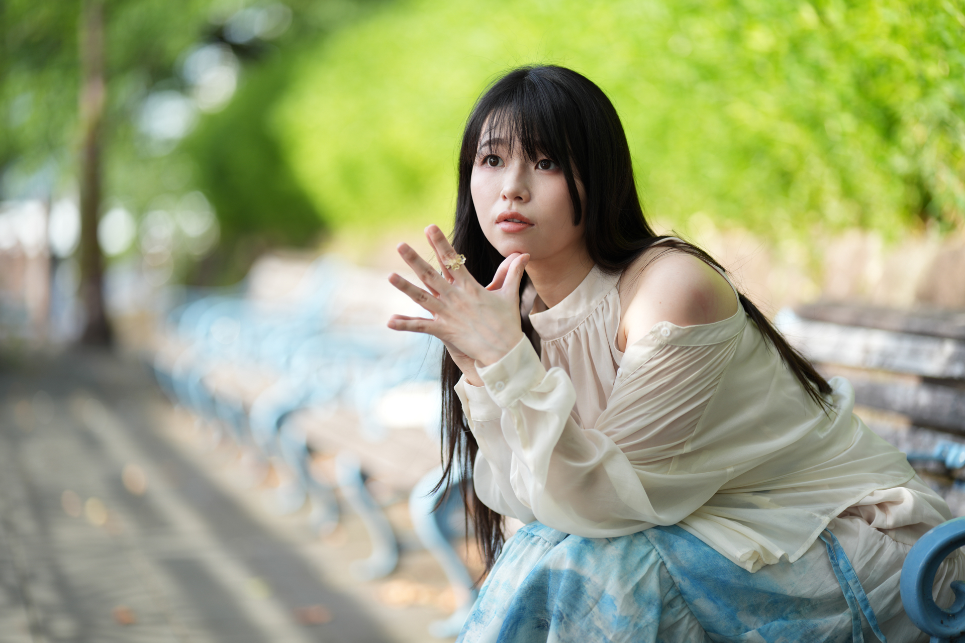 ソニー α7R V／Otus ML 1.4/85／絞り優先AE（1/800秒、F1.4、＋1.3EV）／ISO 100