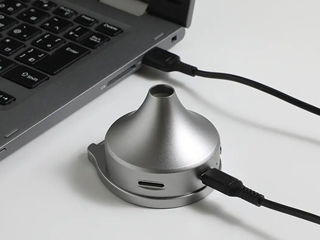 PCやスマホに接続して外部カメラとして使用できる