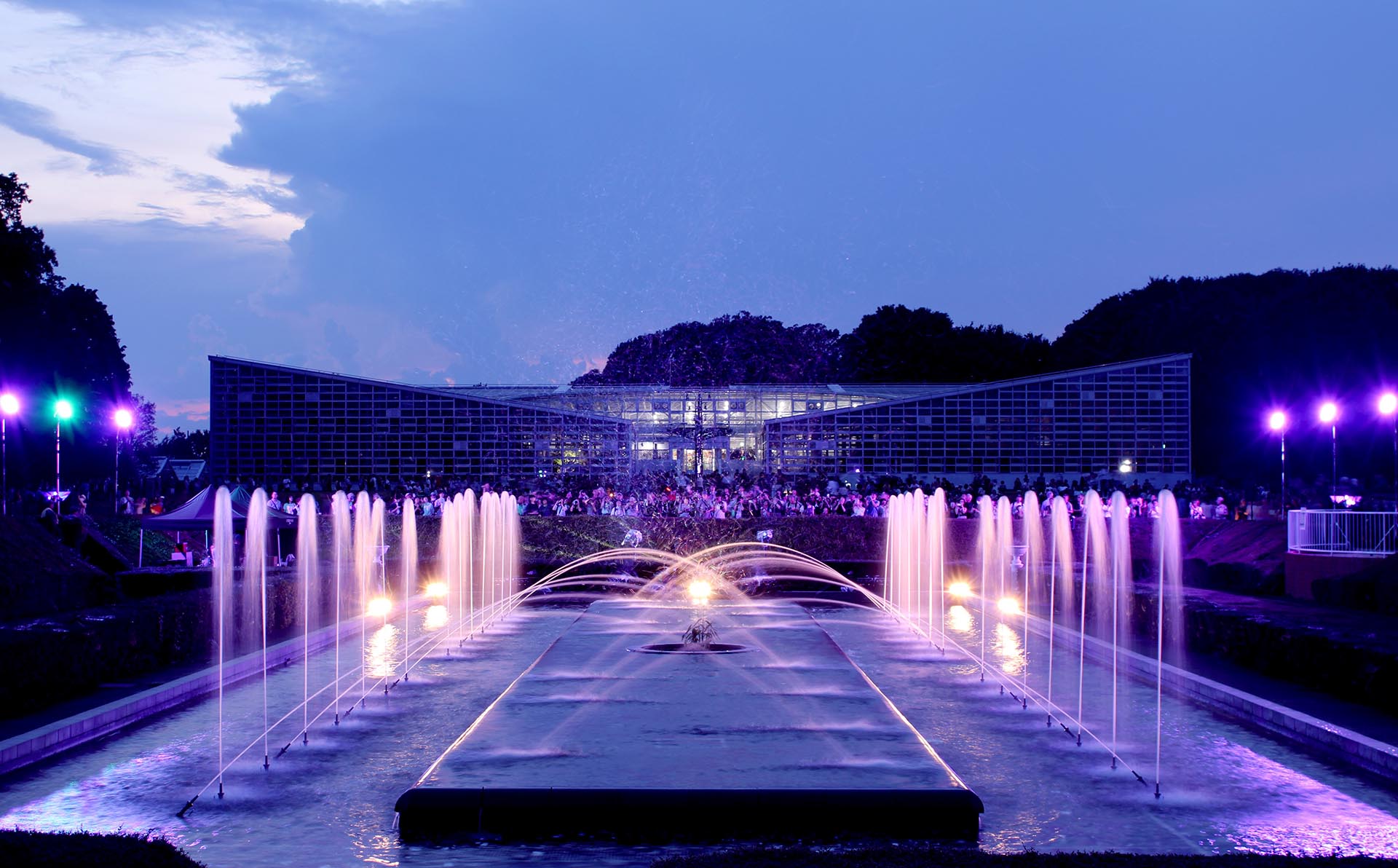 大温室夜間公開（2025年7月撮影）