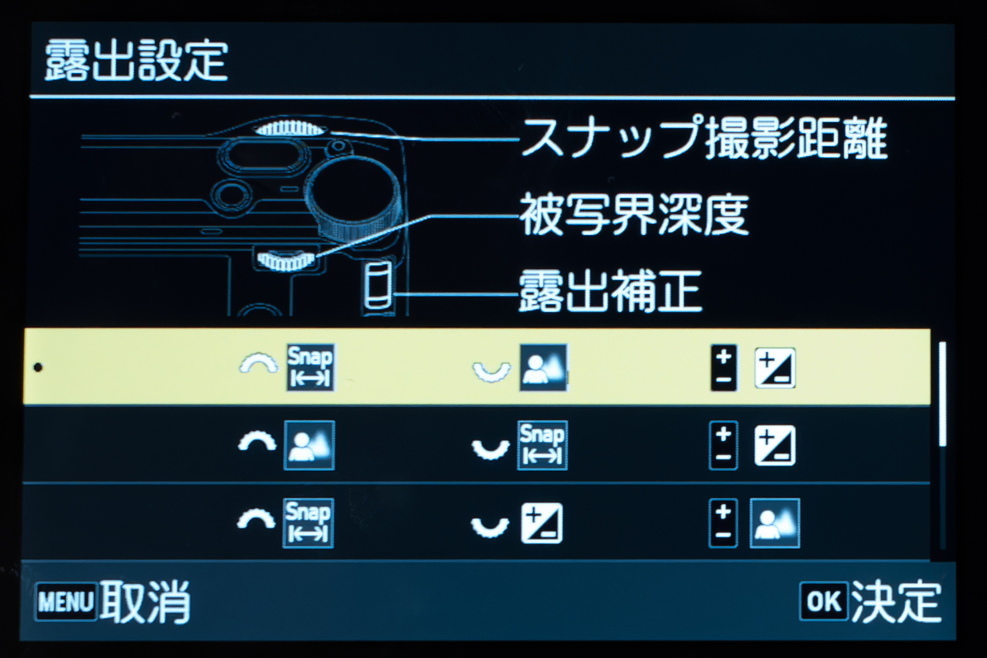 Snモードもカスタマイズ可能
