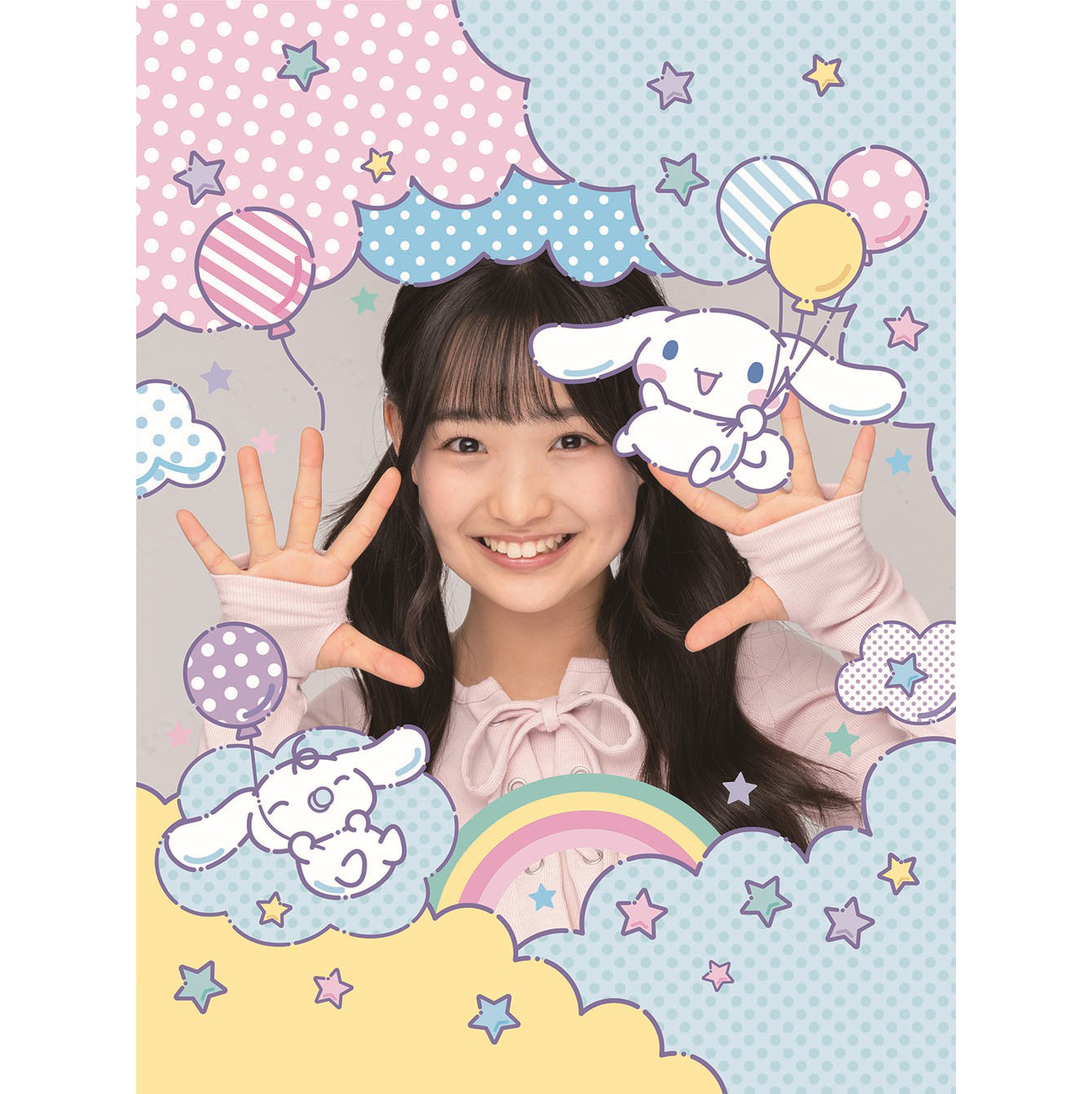 100種類のフレームやスタンプを収録