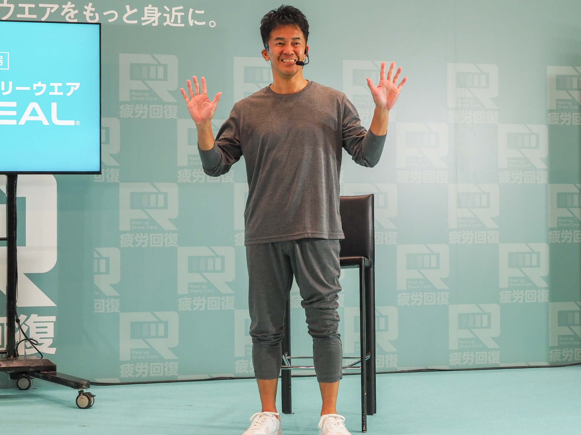 ブランドアンバサダーに就任したタレントの武井壮さん