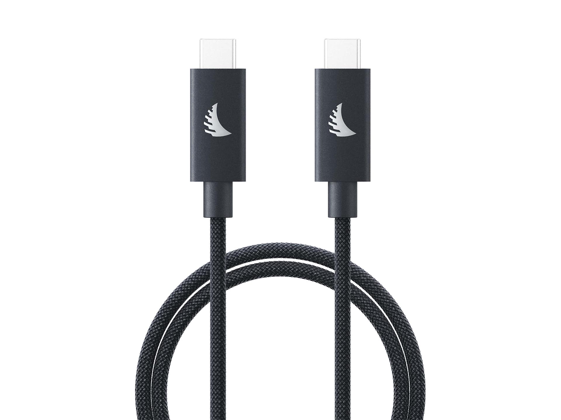 USB-C 4.0 Solid Flex Cable Blue Gray 1m