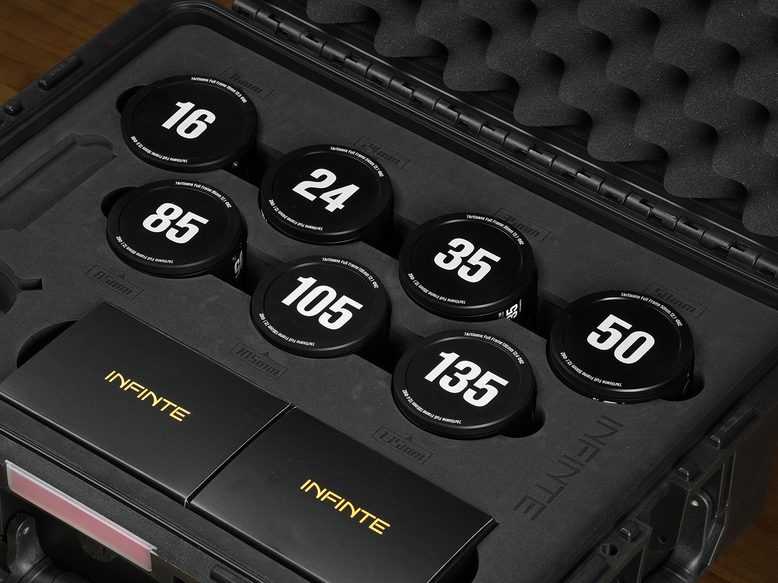 七工匠 7Artisans INFINITE 7本セット 16-135mm T2.1-T2.5 シネマレンズ