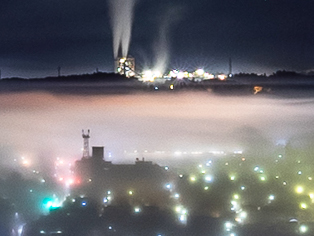 ノイズを抑えつつ、雲海の滑らかさが表現されている