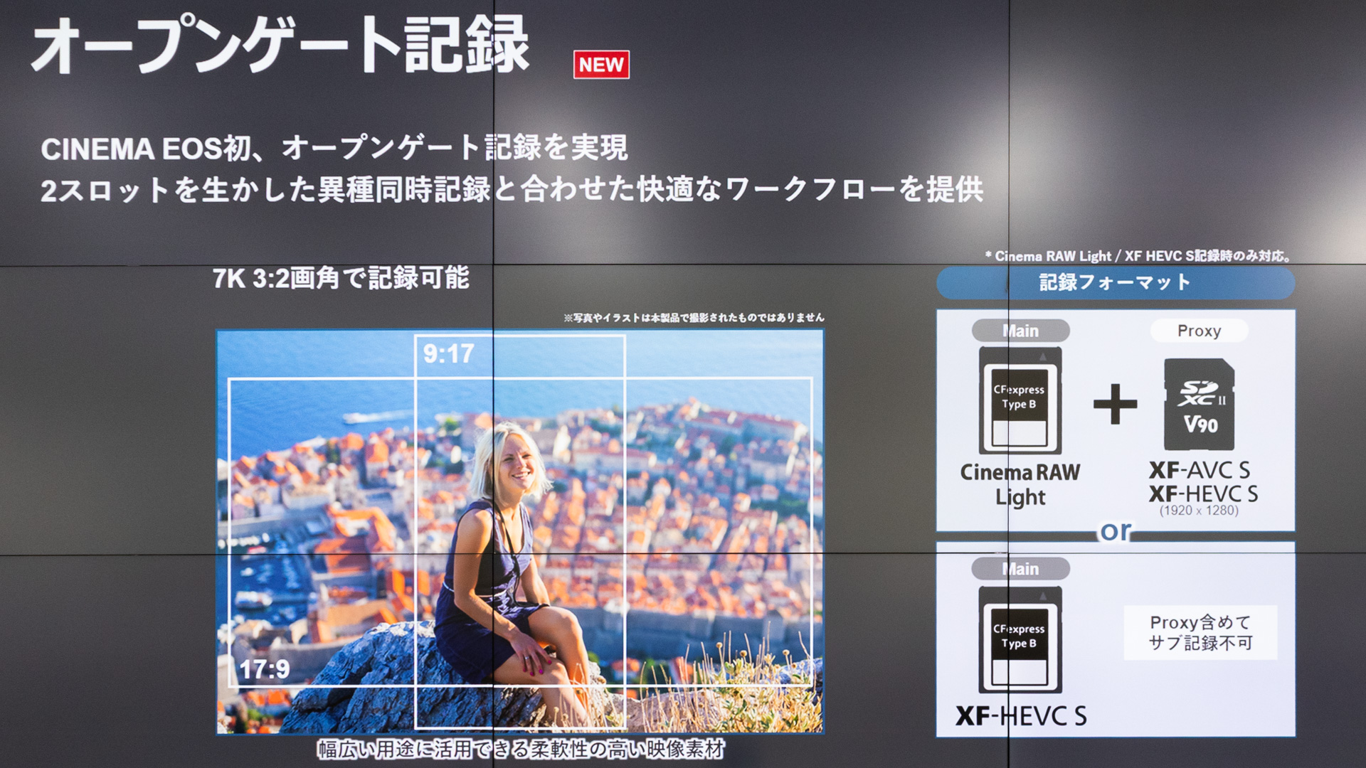 プロキシファイルを別カードに記録することも可能