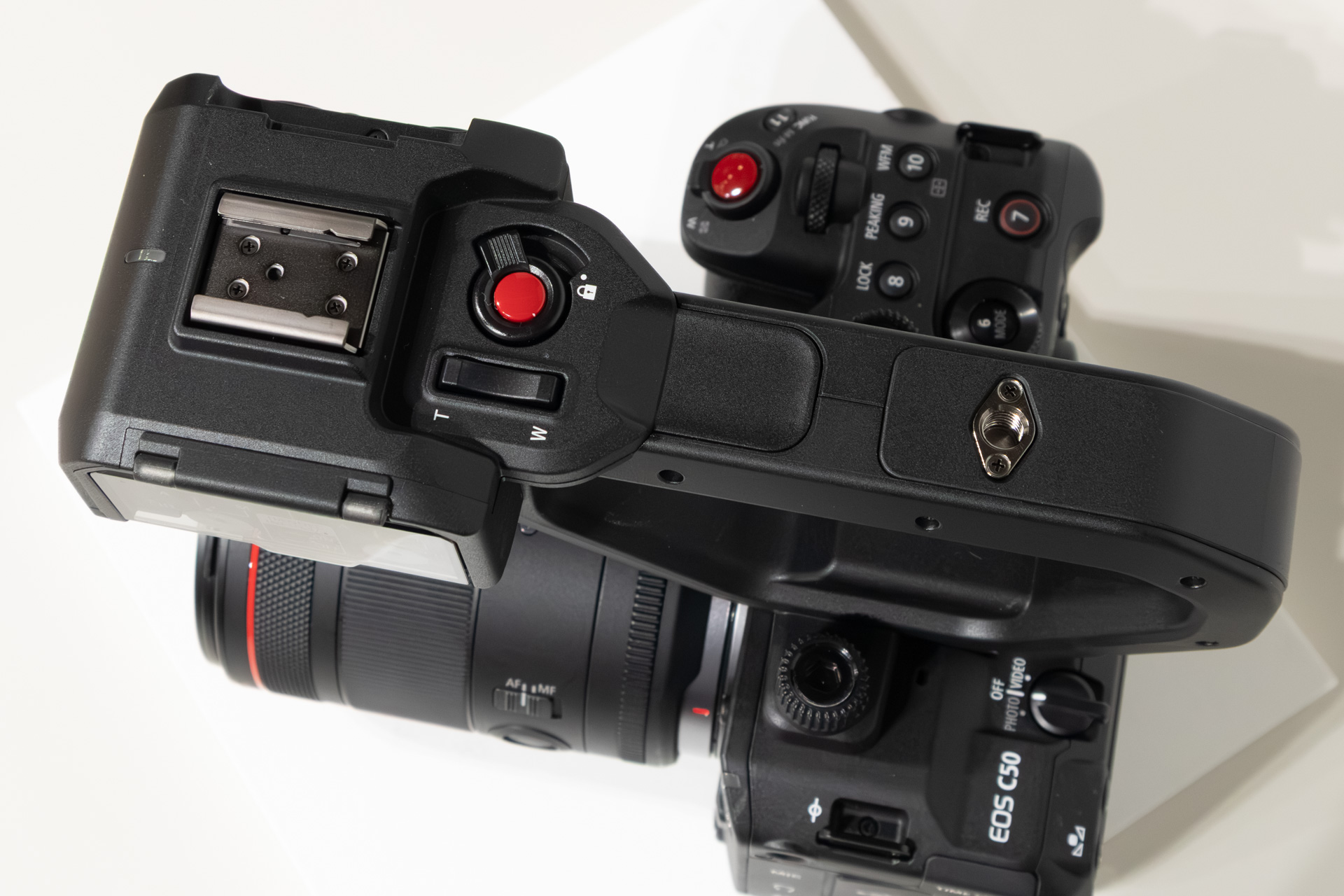 ハンドルユニット上面