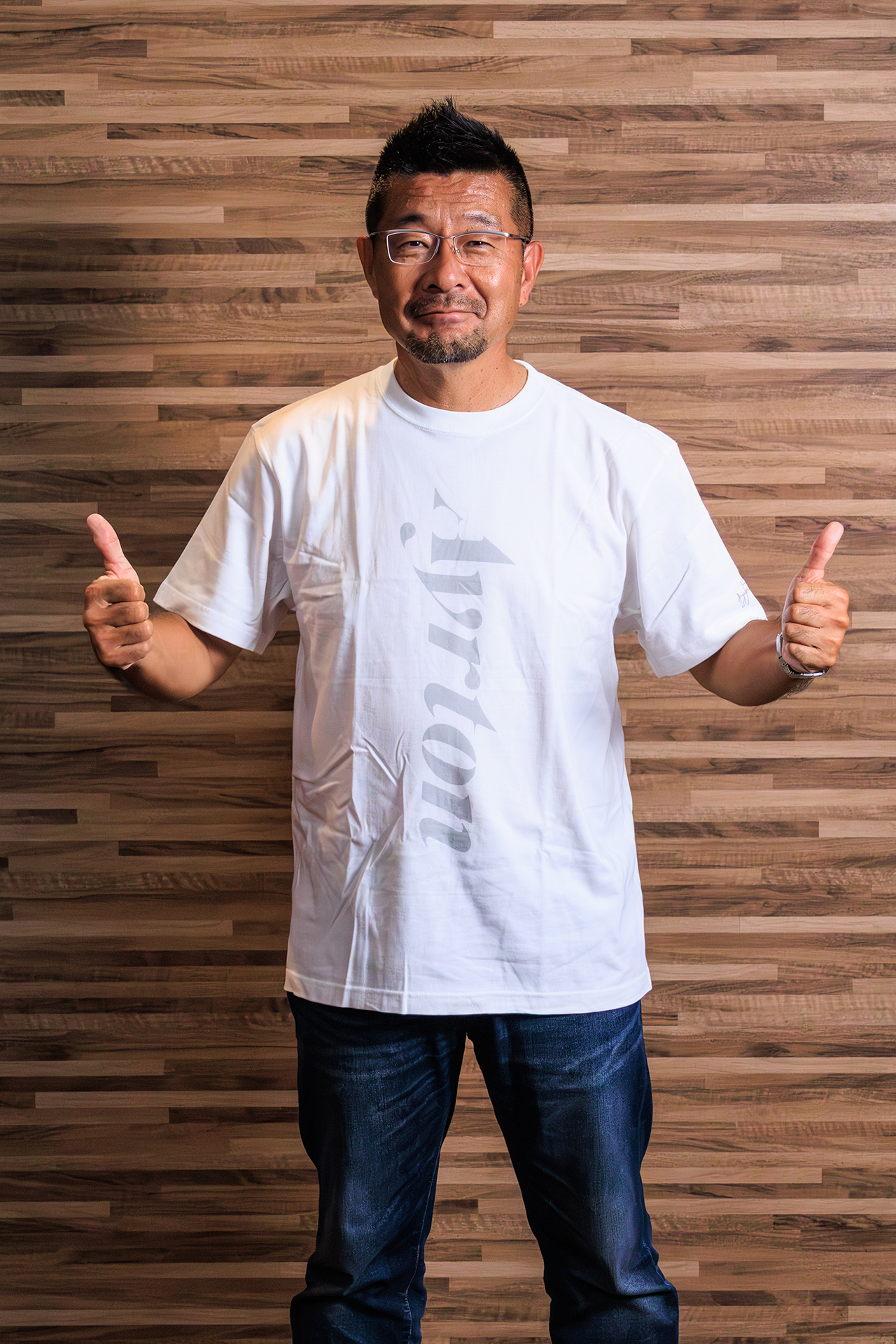 身長173cm（？）着用サイズ：L（モデル：熱田護）