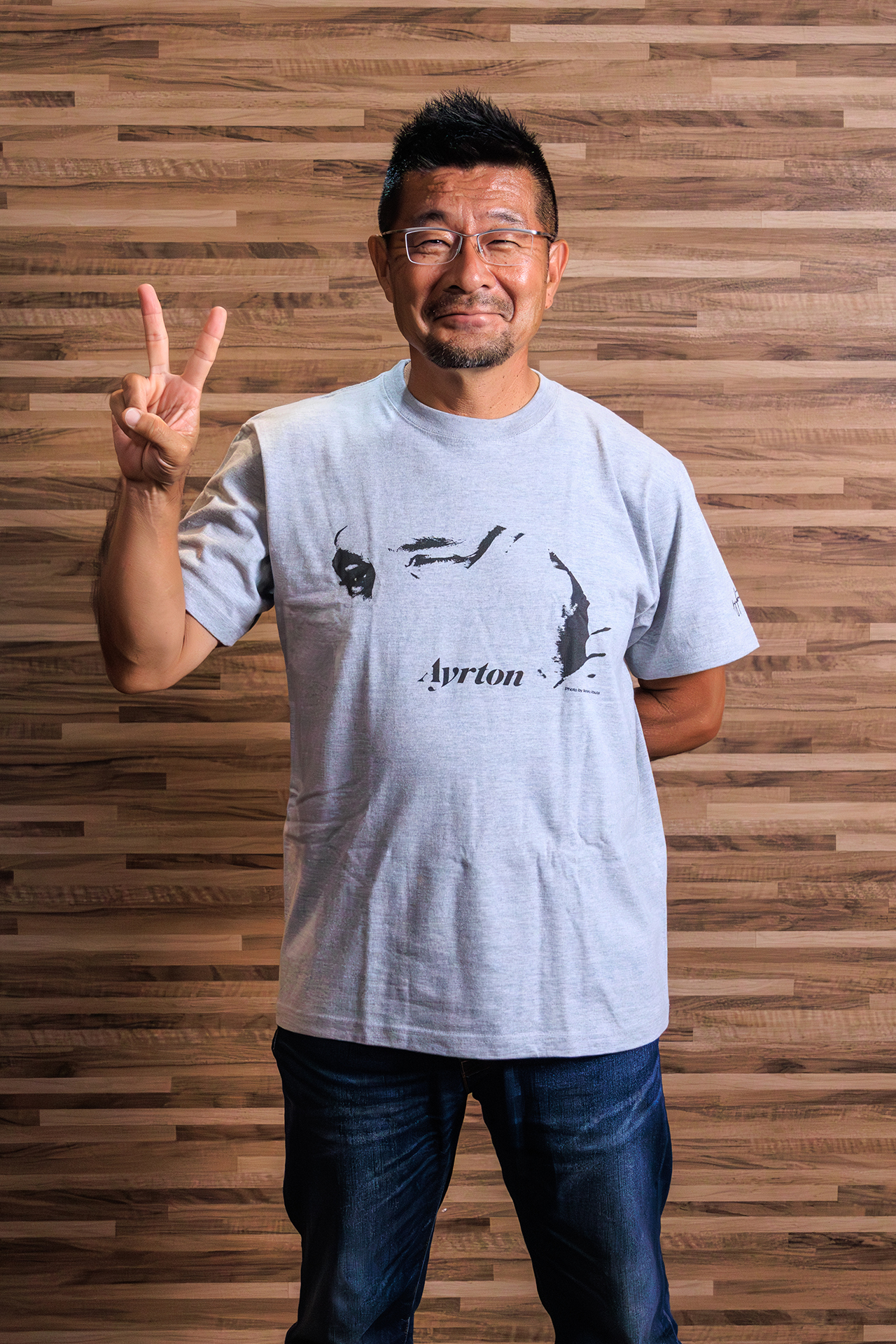 身長173cm（？）着用サイズ：L（モデル：熱田護）