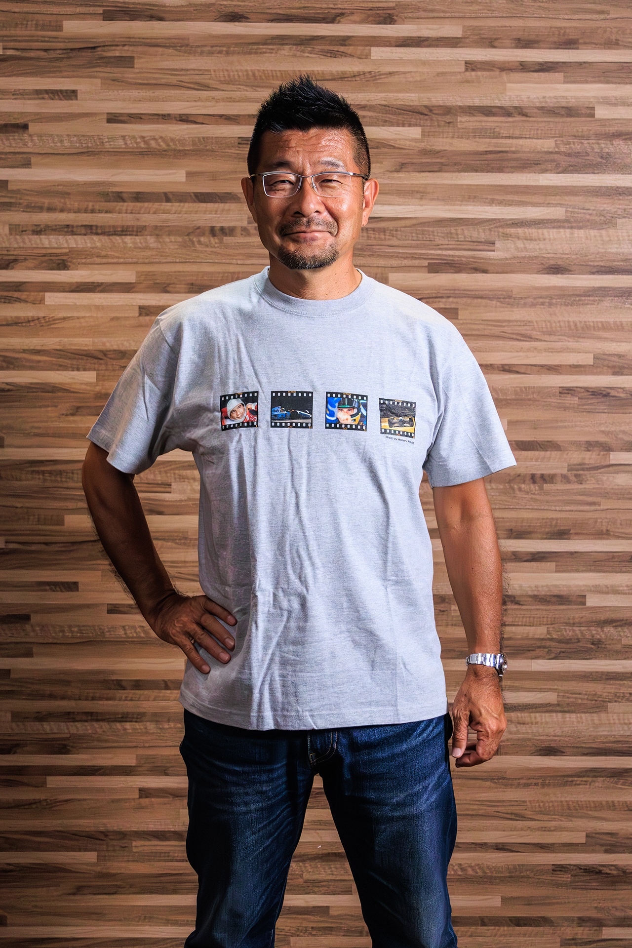 身長173cm（？）着用サイズ：L（モデル：熱田護）