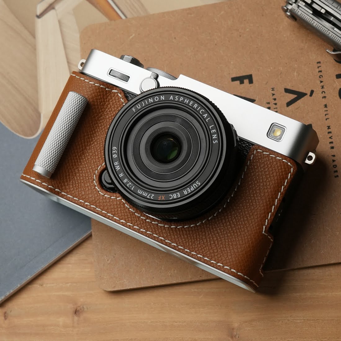 サドルブラウン/W