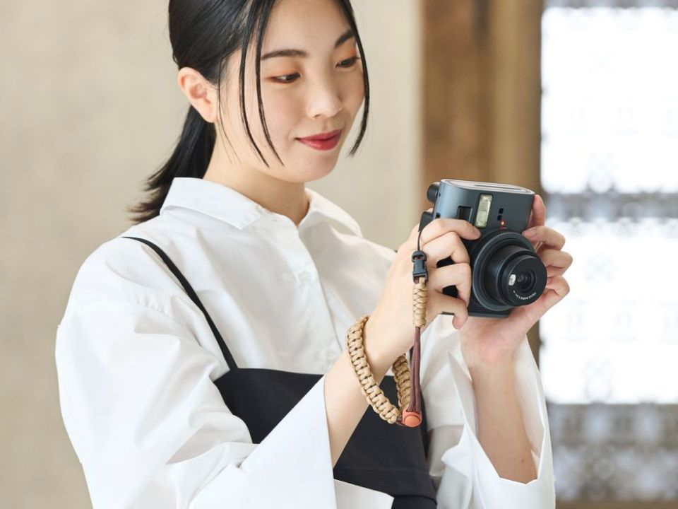 ハンドストラップ/ロープ編み ブラウン