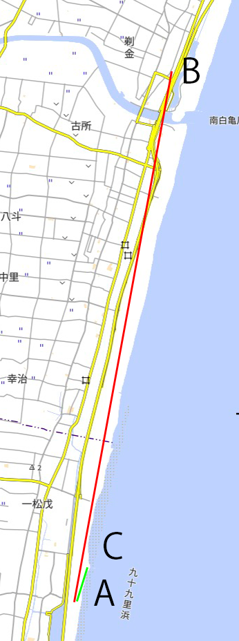 地理院地図より