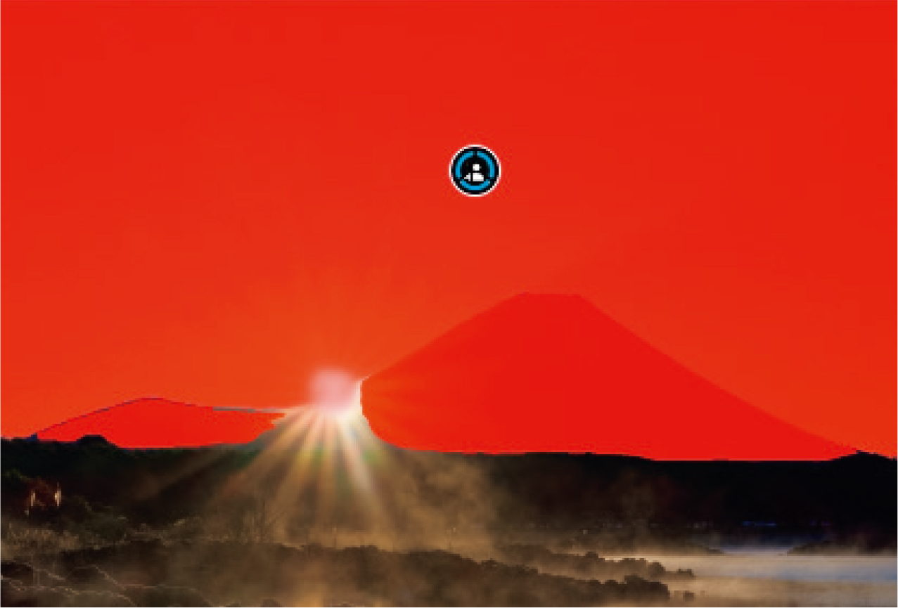 一度作ったマスクの場所と近いところをクリックすると、マスクが統合される。補正値も前のマスクの値を引き継ぐ