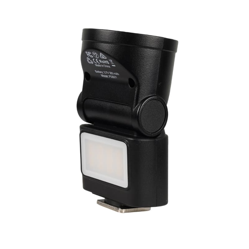 LEDライト付きの小型クリップオンストロボ「Phottix mini A