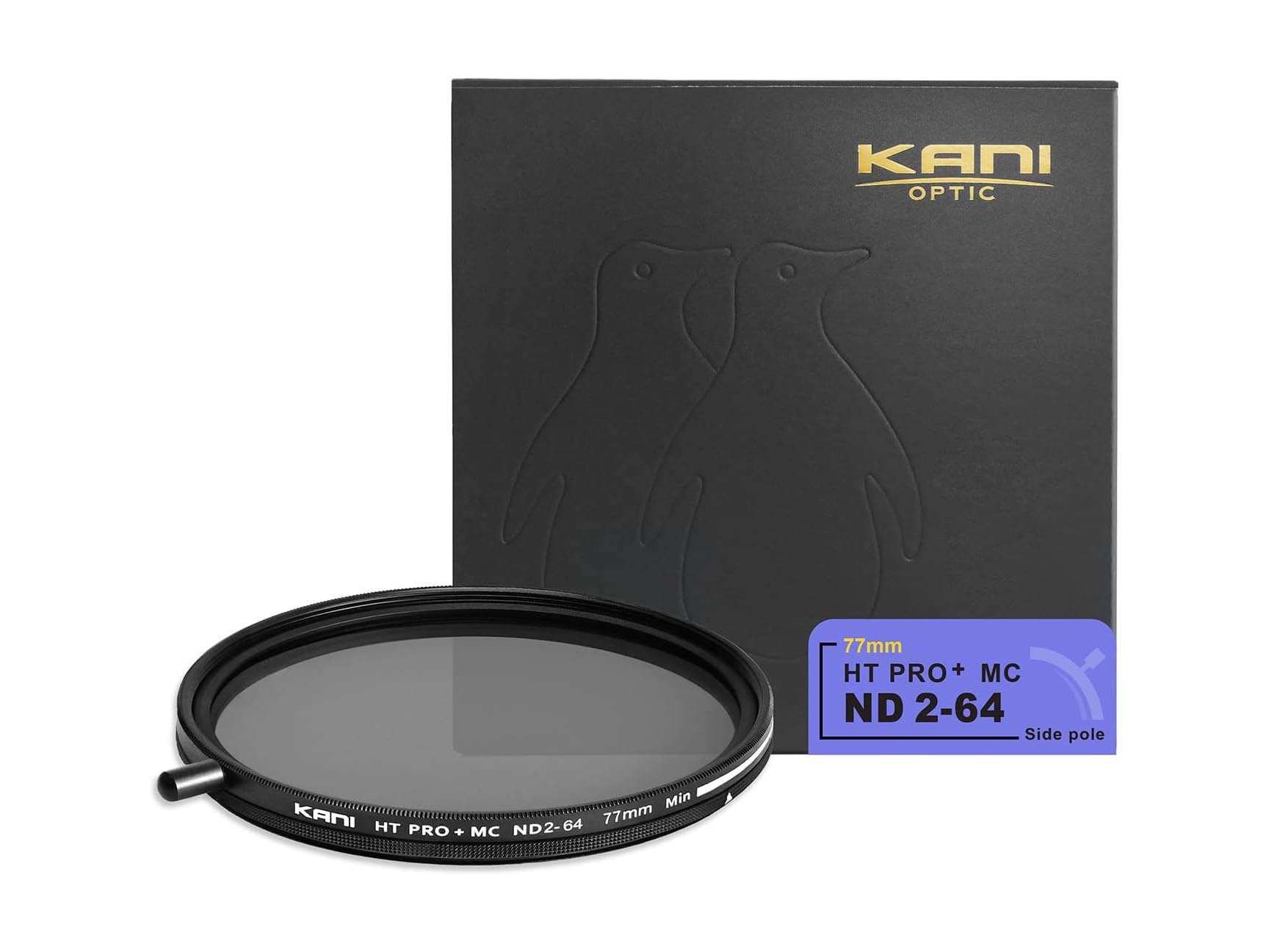 可変NDフィルター HT PRO+ MC ND2-64 77mm