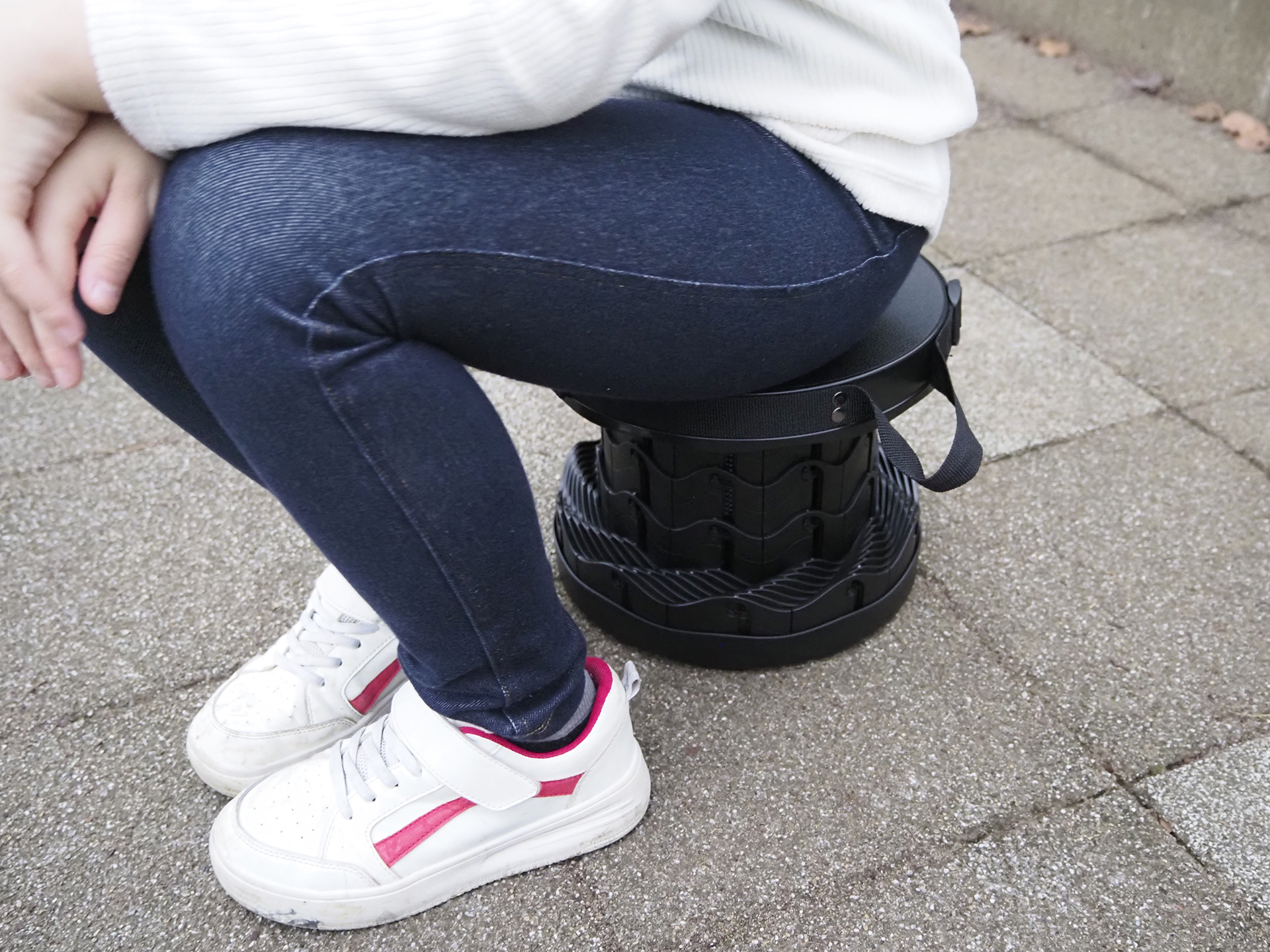 12段階の調節にも対応しており、縮めて使用することもできる