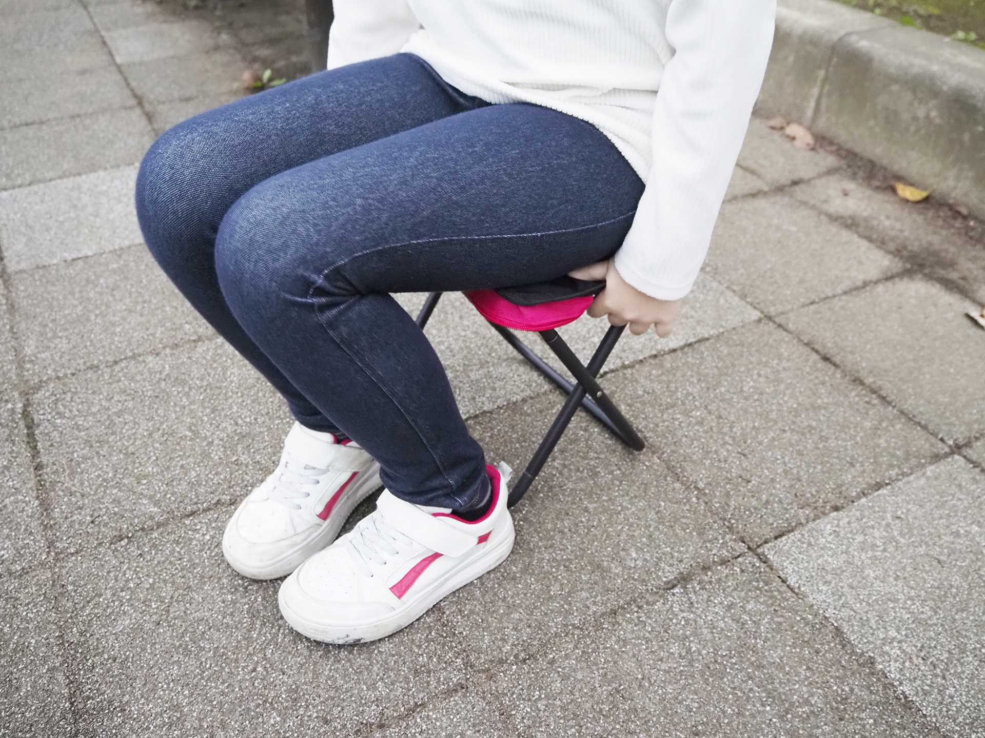 娘が座ってちょうど良いサイズだった