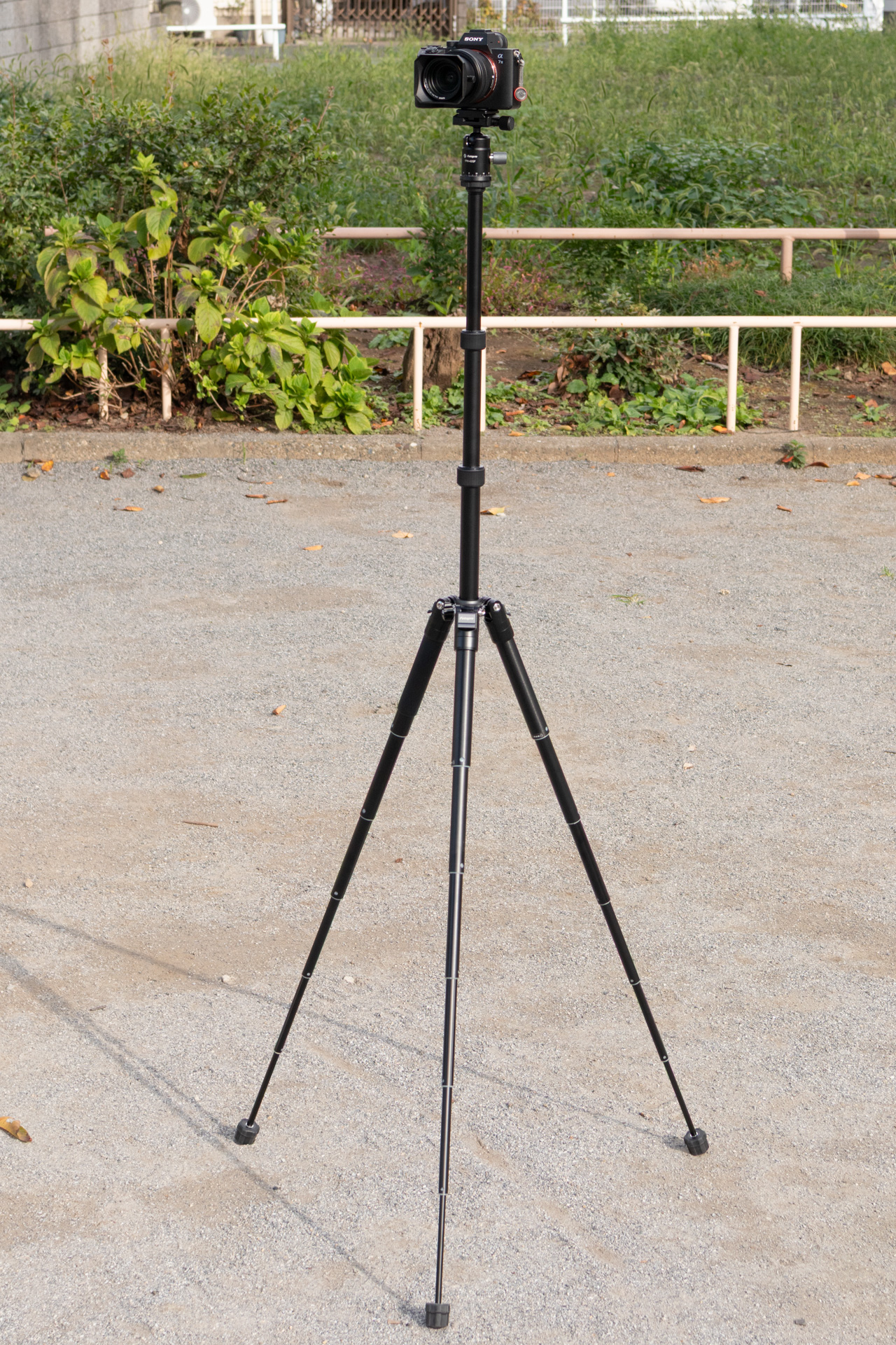 すべてのパイプを伸ばしたところ