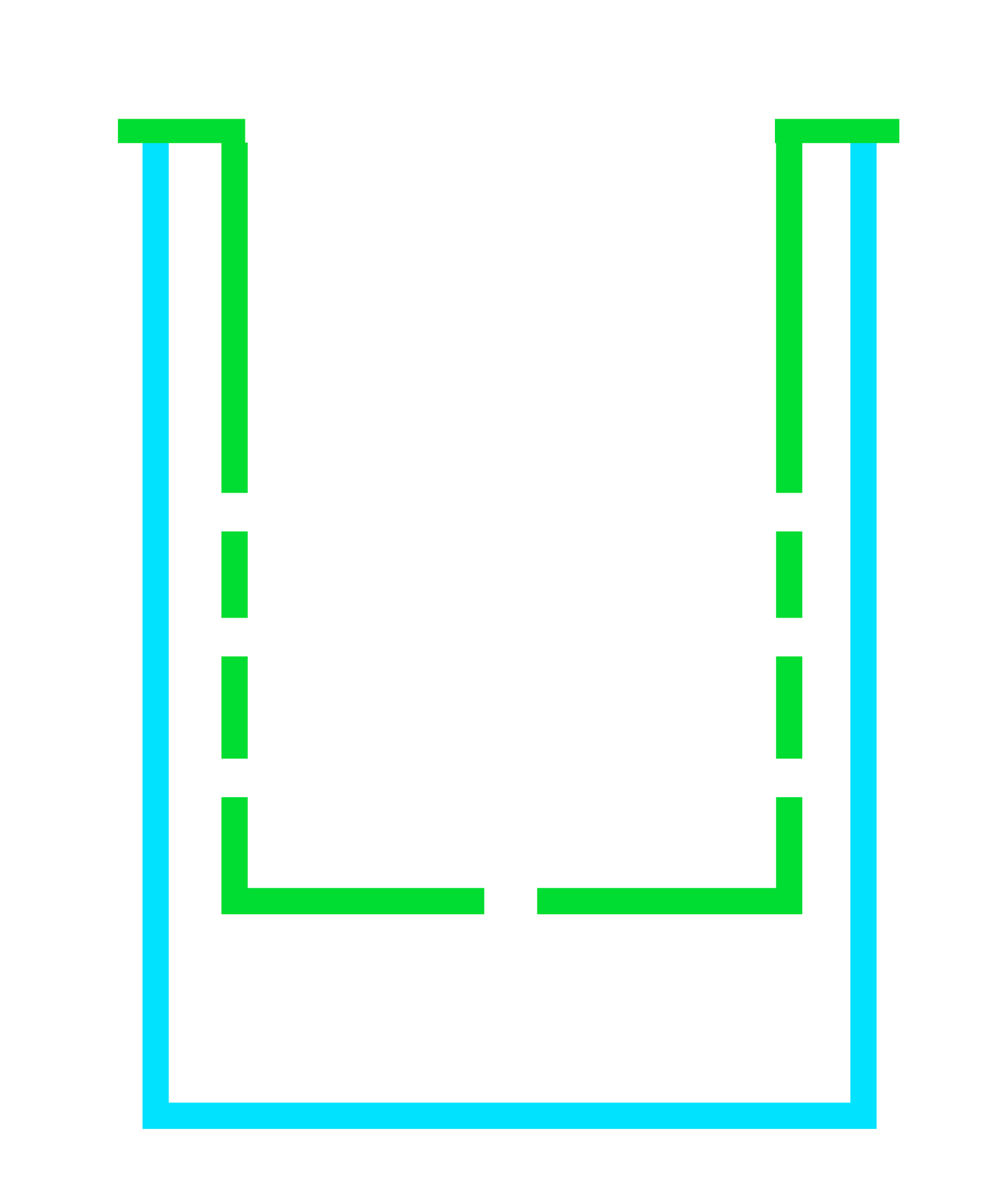 Keithチタンクッカーの断面図。蓋は省略
