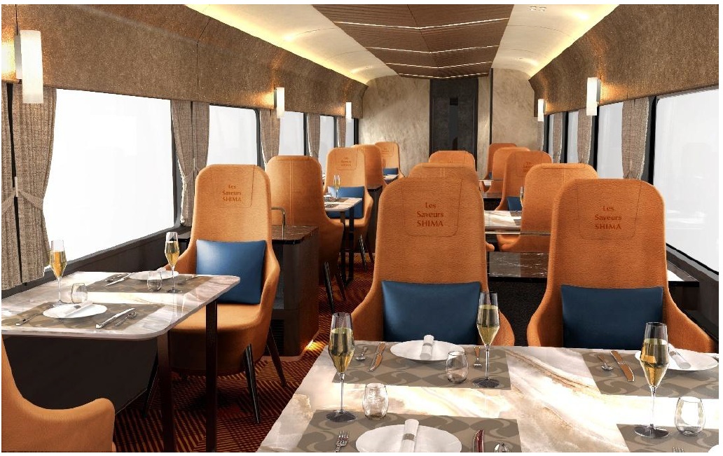 4号車テーブル席（イメージ）