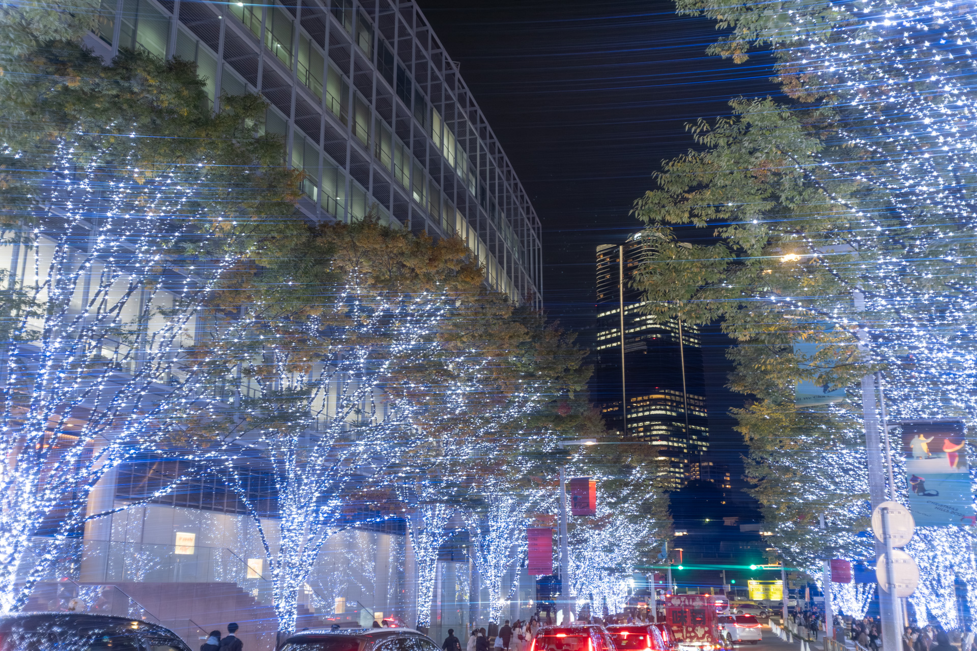 麻布台ヒルズのJP森タワーも見える