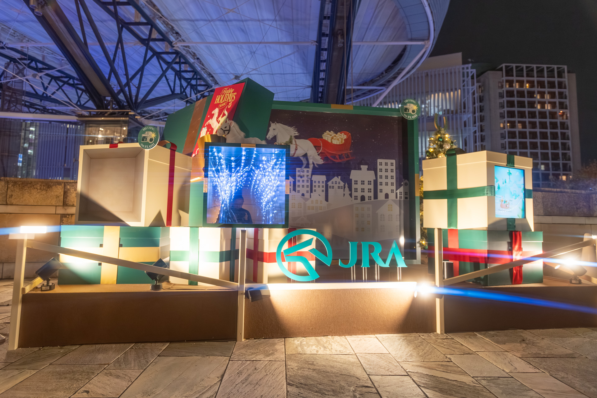 今回もJRAが協賛しており撮影スポットも用意されている