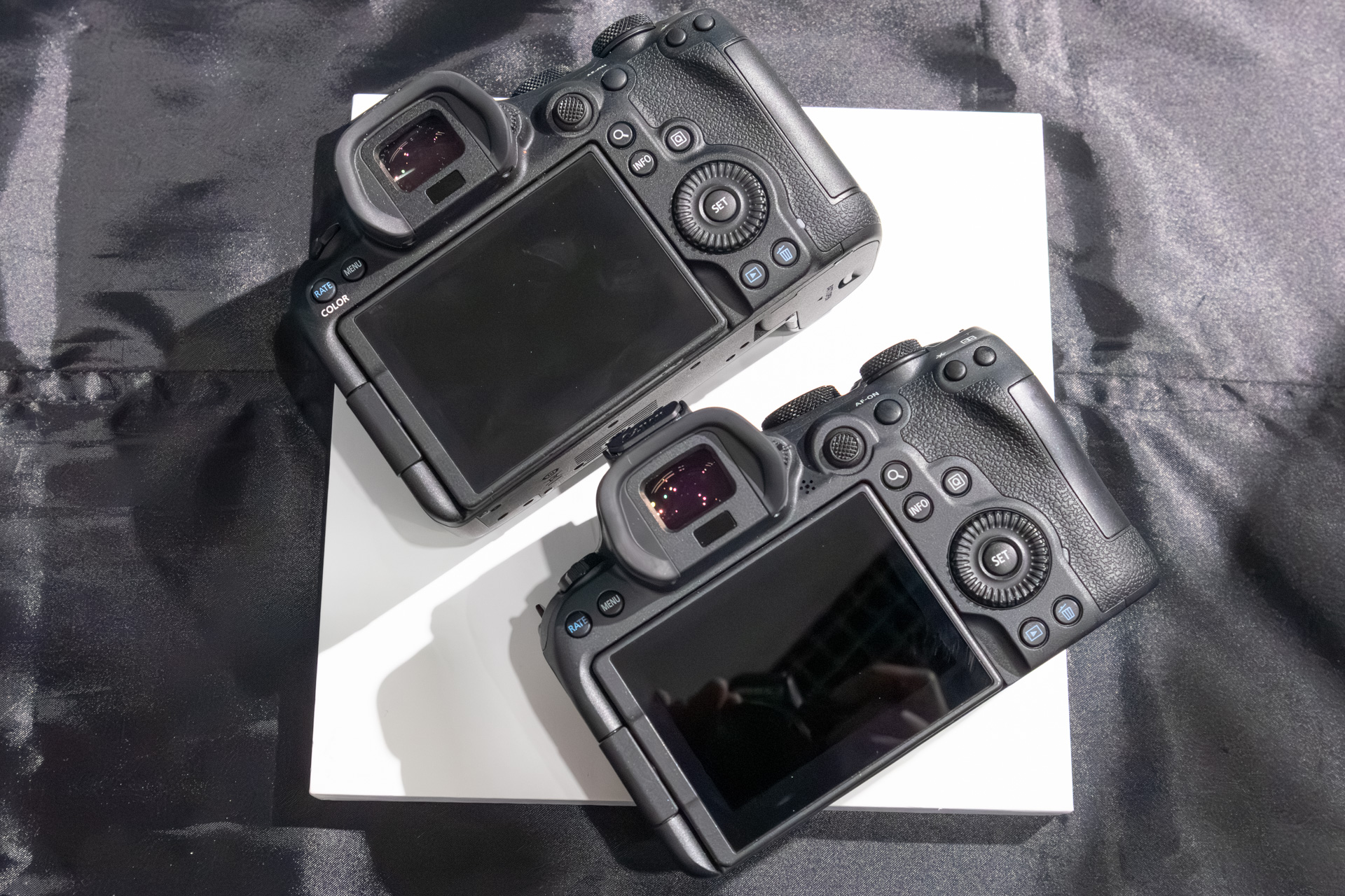EOS R6 Mark III（上）、EOS R6 Mark II（下）