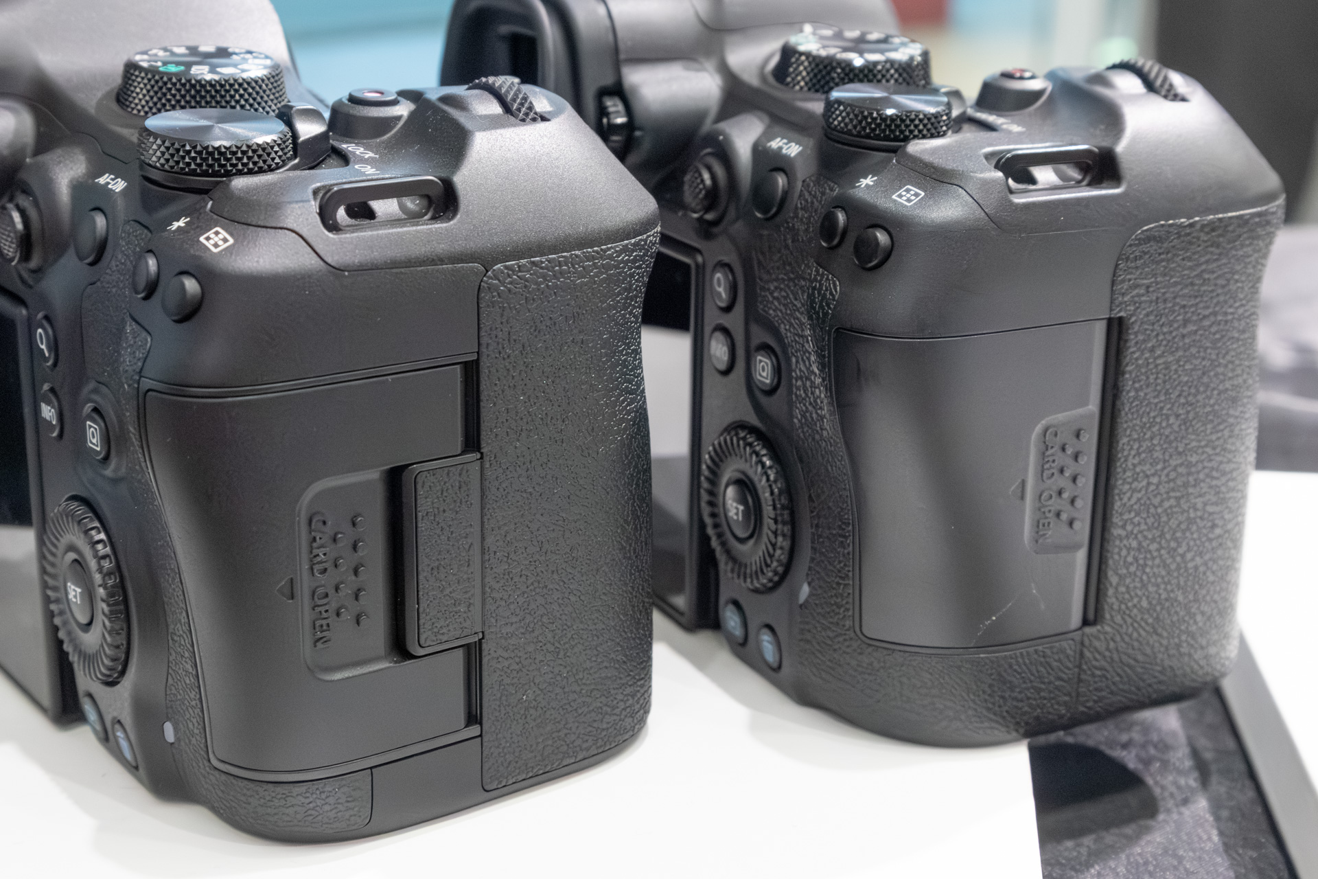 EOS R6 Mark III（左）、EOS R6 Mark II（右）