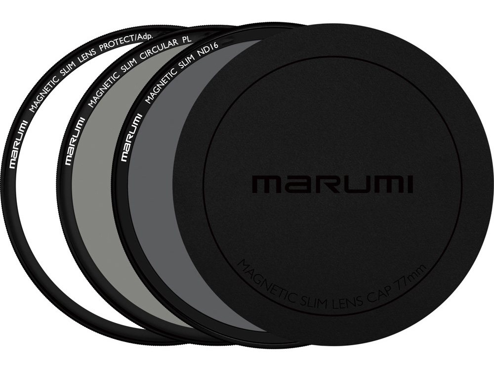 マグネットスリム ベーシックキット（マグネットスリム サーキュラーPL、マグネットスリム ND16、レンズ取付用マグネットベース付きスリムレンズ保護フィルター、マグネットスリム専用キャップ）