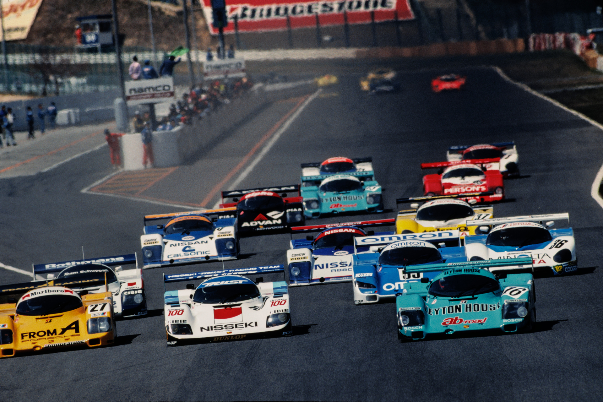 1988年に鈴鹿サーキットで開催された全日本スポーツプロトタイプカー耐久選手権（JSPC）第2戦「インターナショナル鈴鹿500km自動車レース」