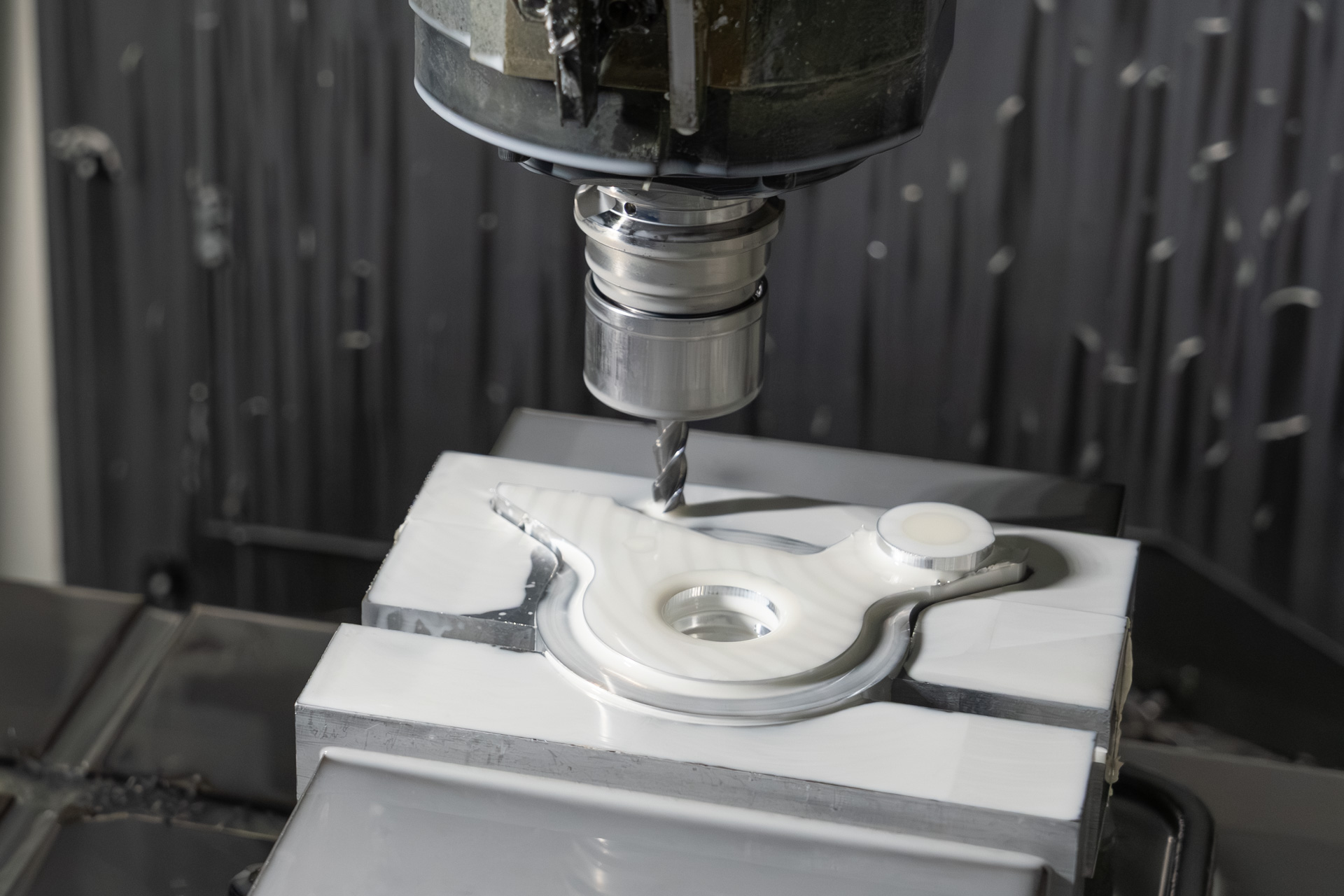 切削加工の様子