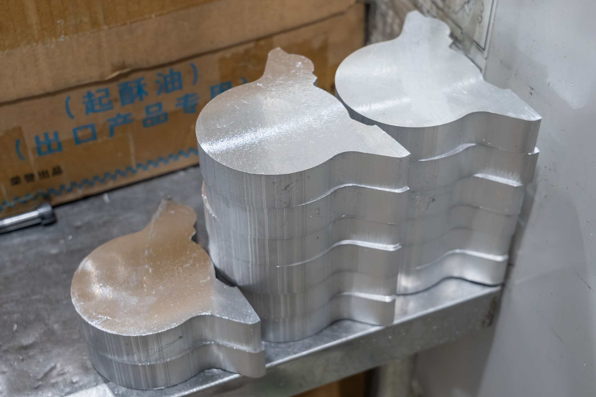 マシニング加工前のブロック