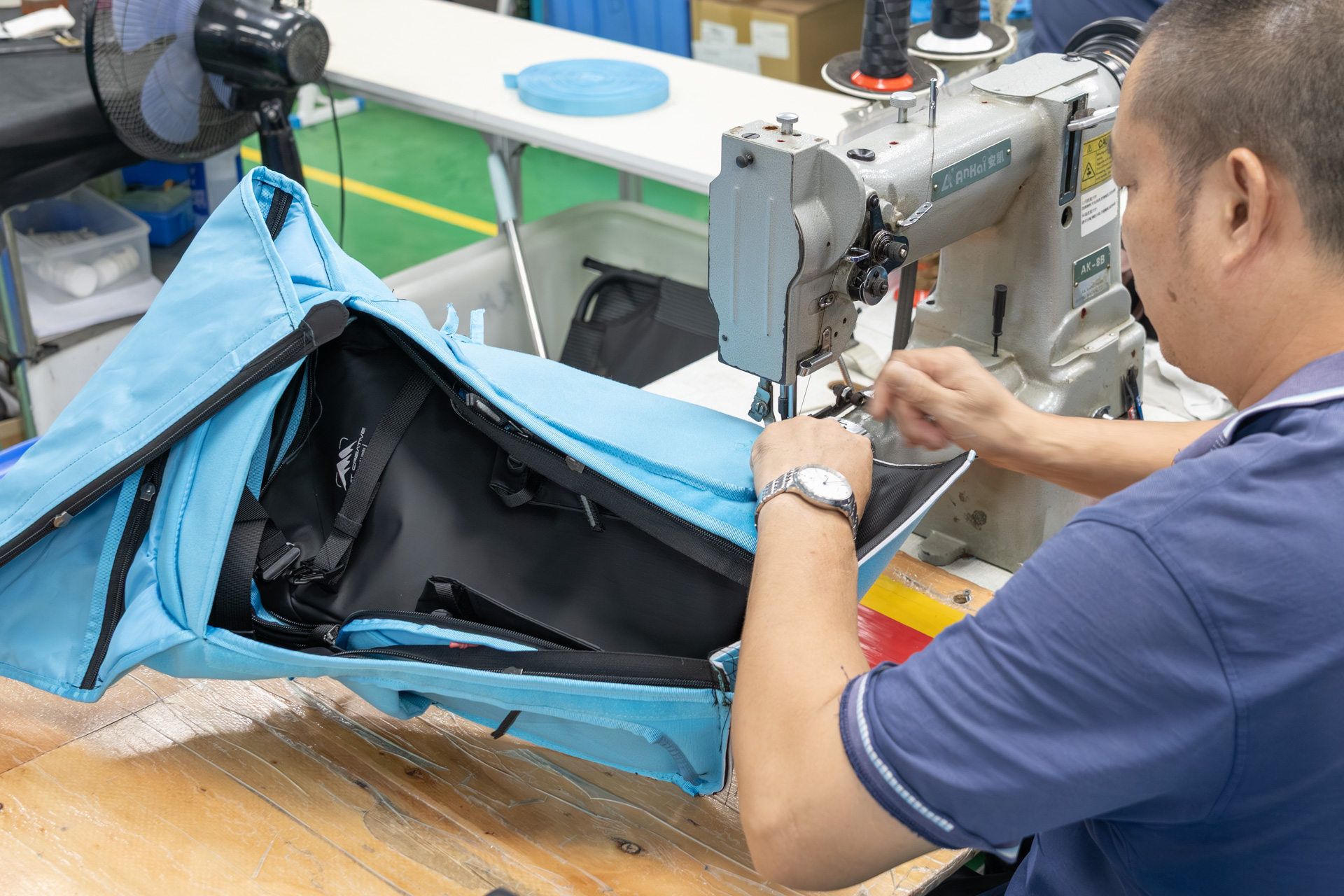 複雑な形を縫っていく