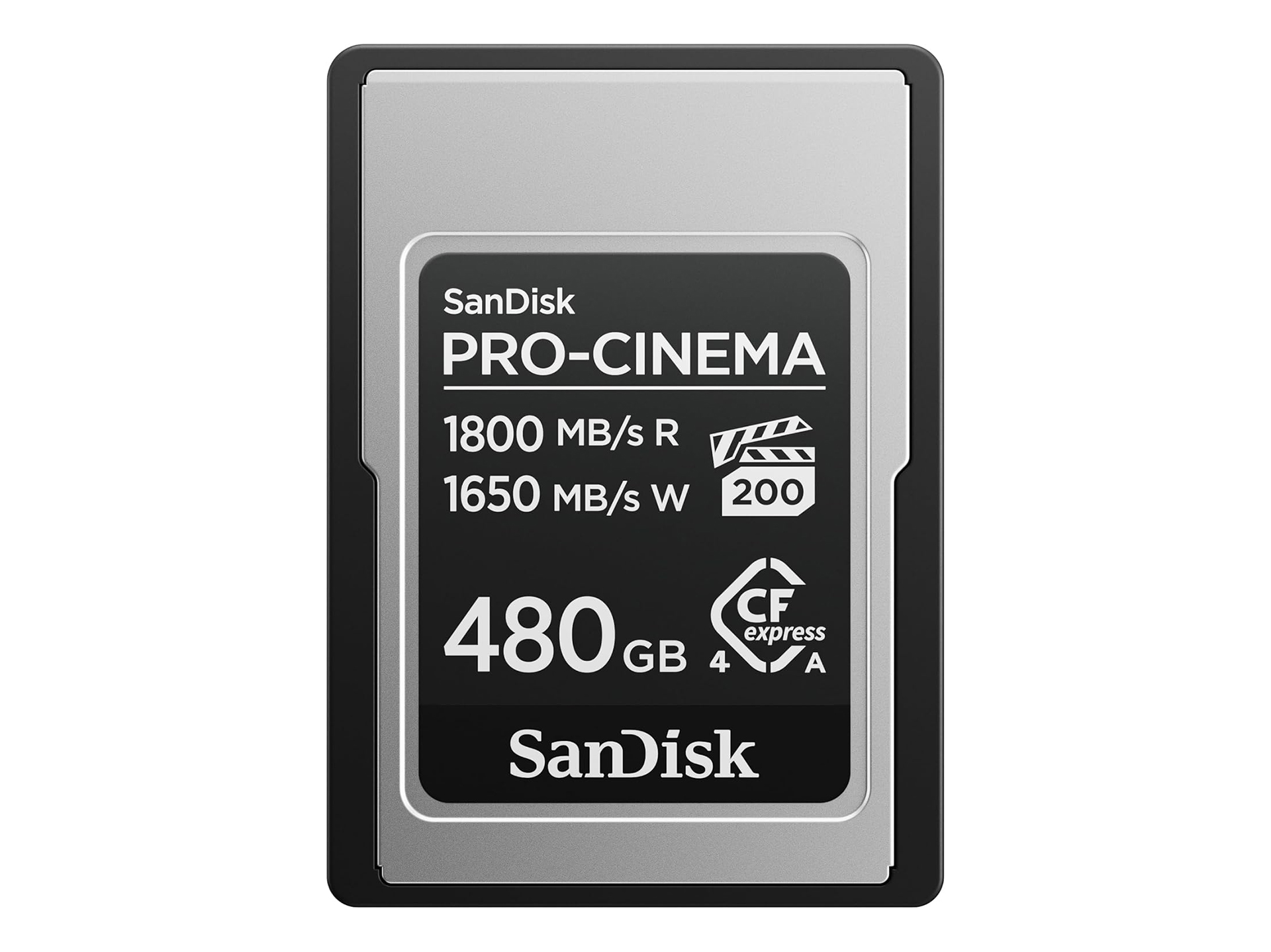 対象製品の1つ「CFexpress Type Aメモリーカード PRO-CINEMA（480GB）」