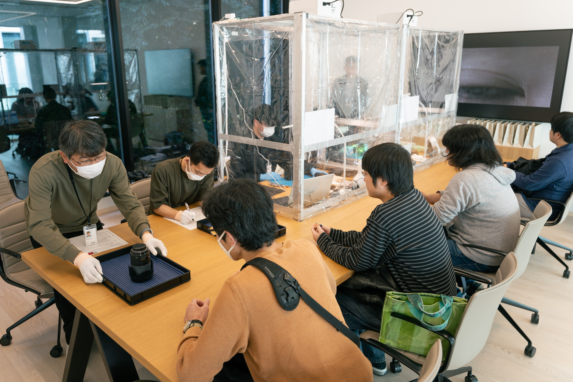 まずはメンテナンス品の受付からスタート