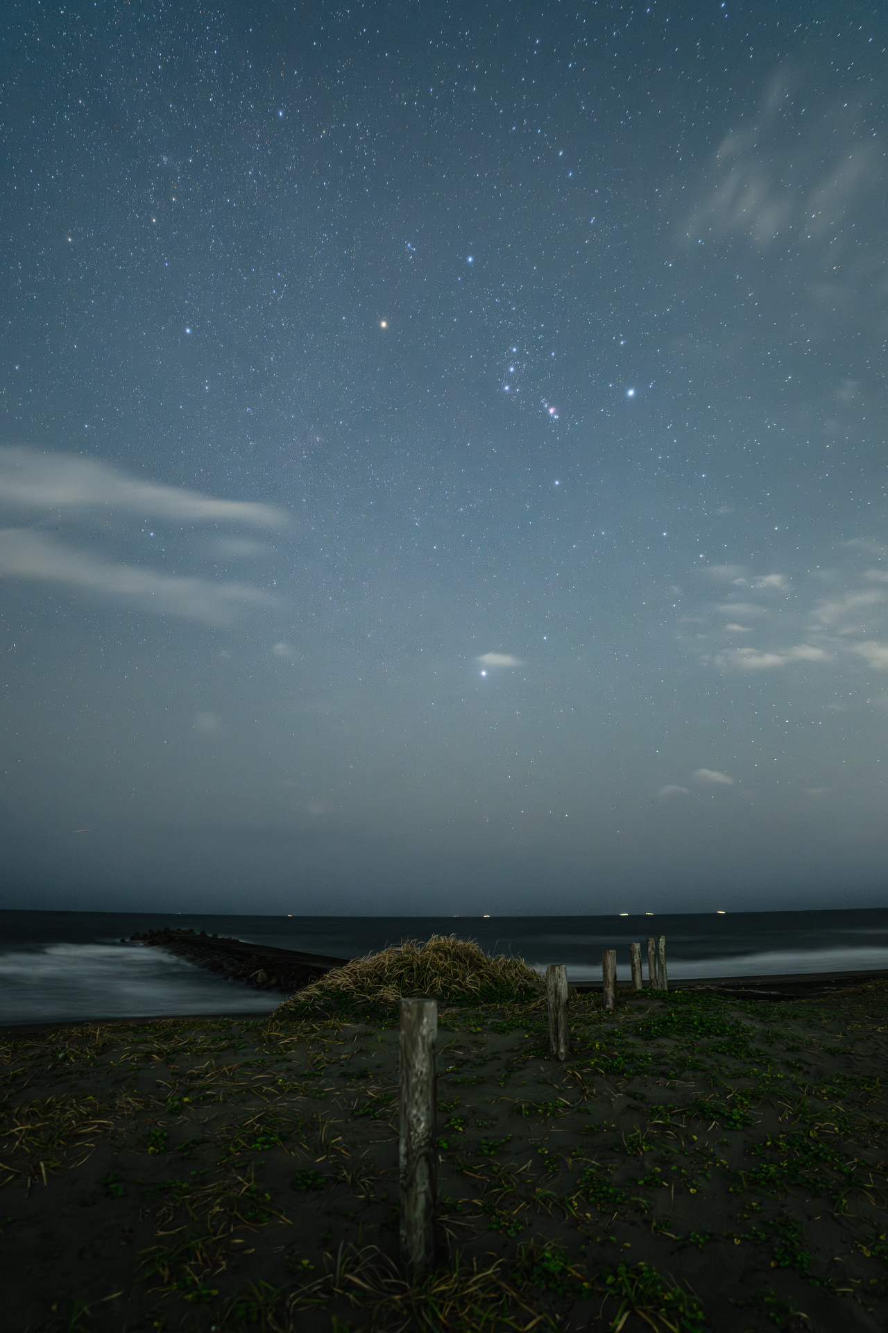 冬の夜空は1等星が多く煌びやか