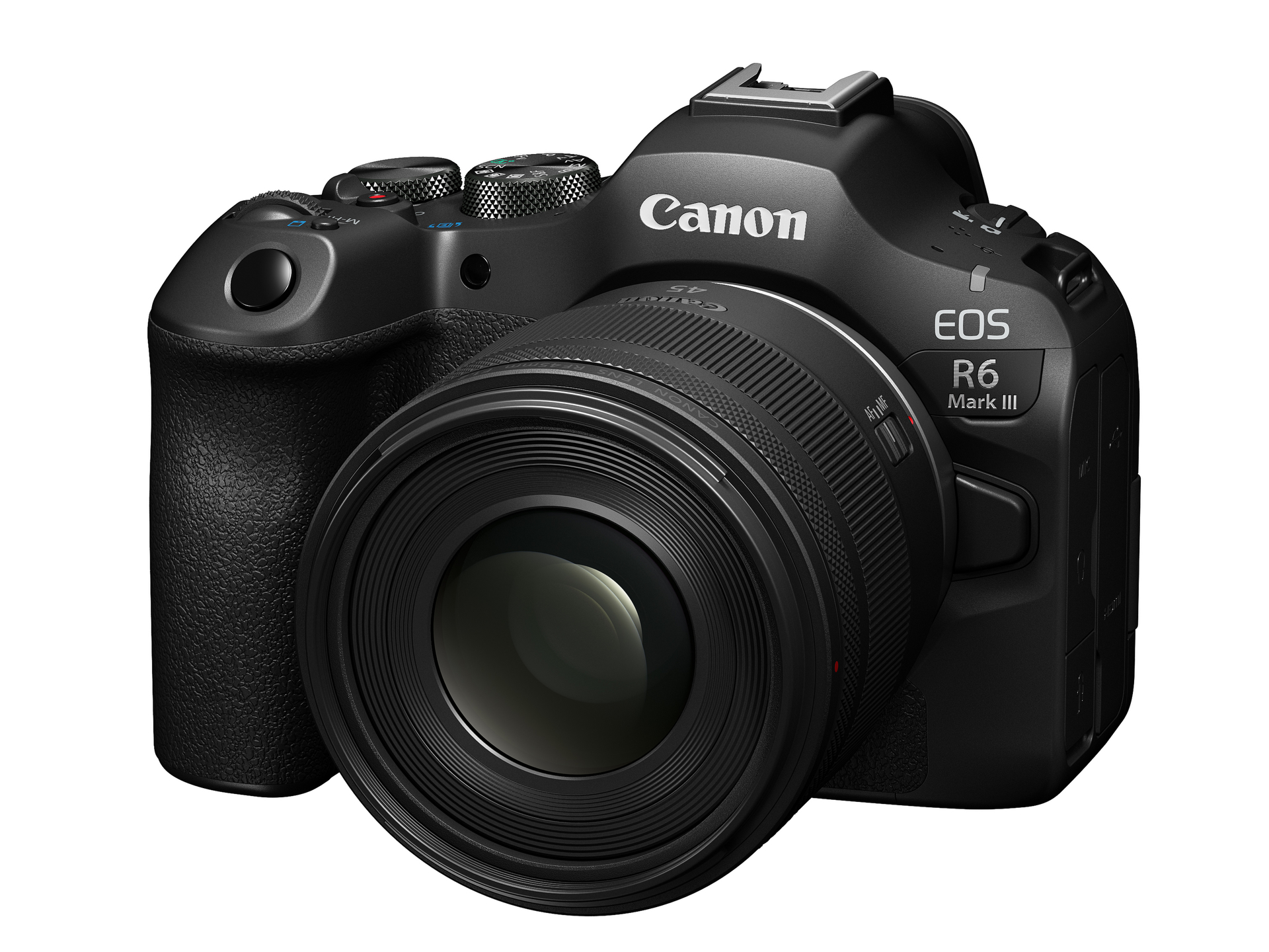 同日発表のミラーレスカメラEOS R6 Mark IIIへの装着イメージ