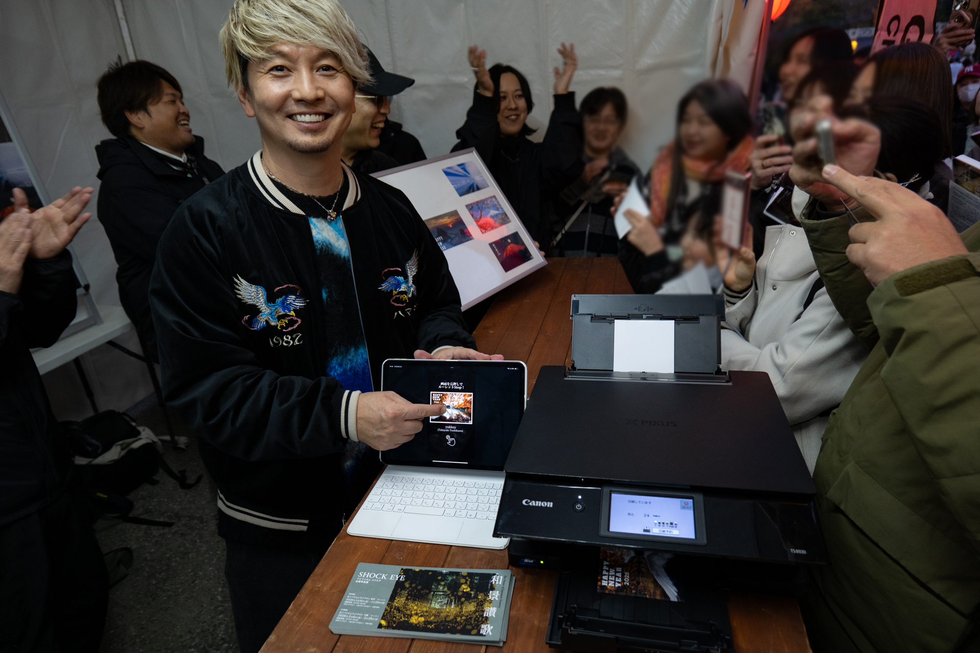 SHOCK EYEさん。公式写真家ブースにて