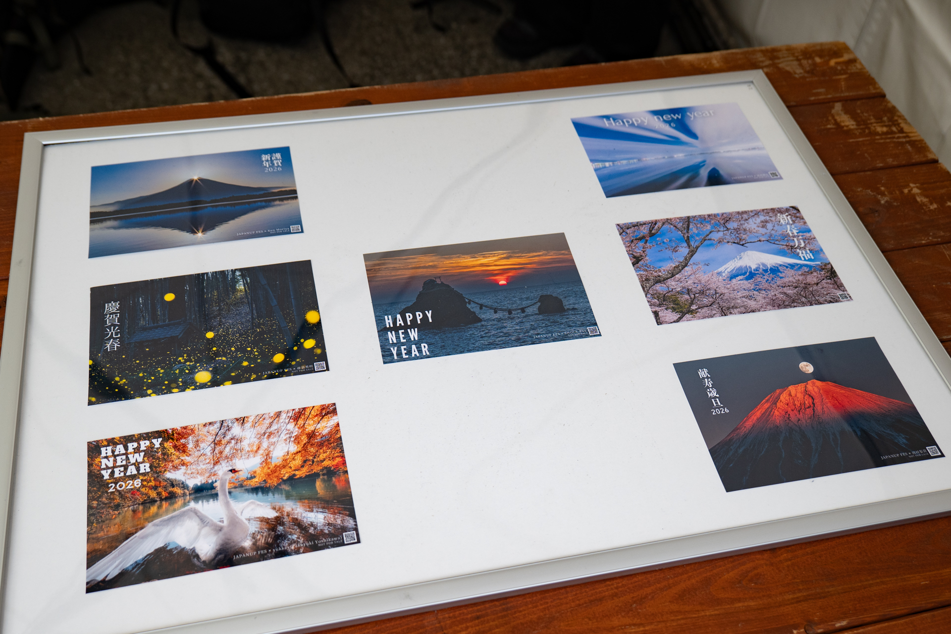 公式写真家のスペシャル年賀状。参加したのはKen Moriyaさん、田村梨貴さん、橋向真さん、藤浪秀明さん、別所隆弘さん、Yukkeyさん