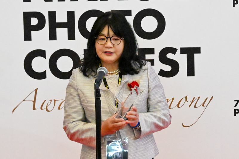 自由部門・単写真 金賞を受賞した古川夏子さん