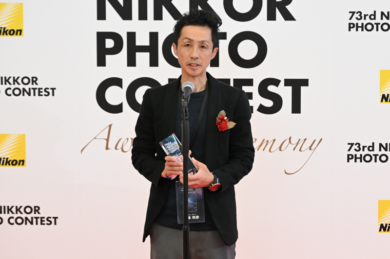 Web部門 金賞を受賞した深澤明彦さん