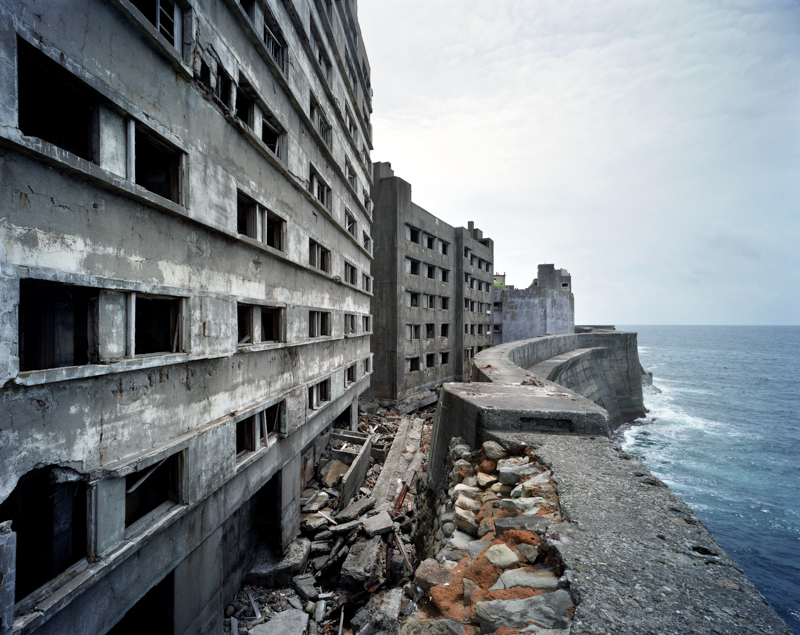 <i>Looking South from the embankment, Gunkanjima</i>, 2012 ©Yves Marchand & Romain Meffre