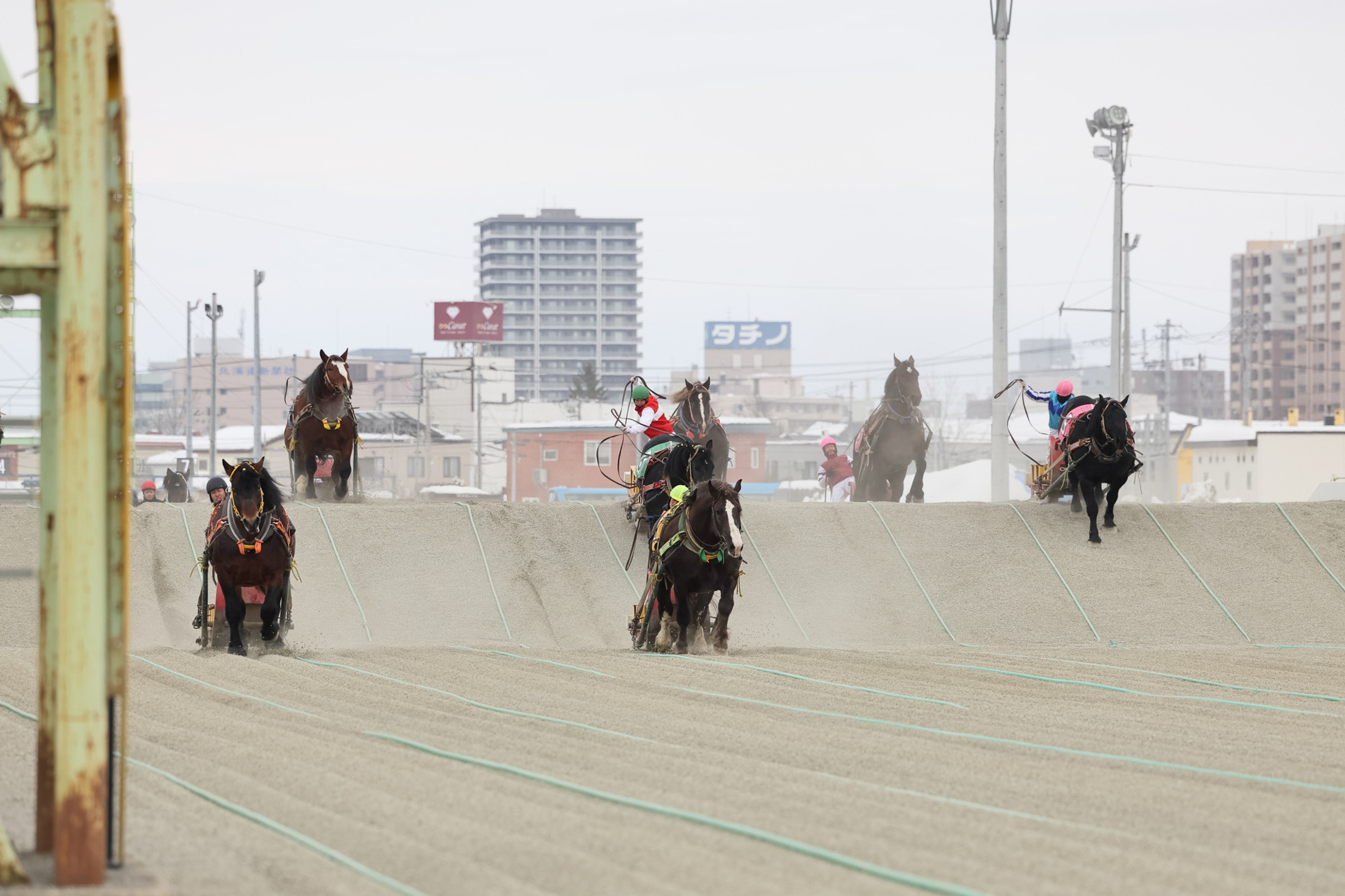 ゴール側で待ち構えて撮影