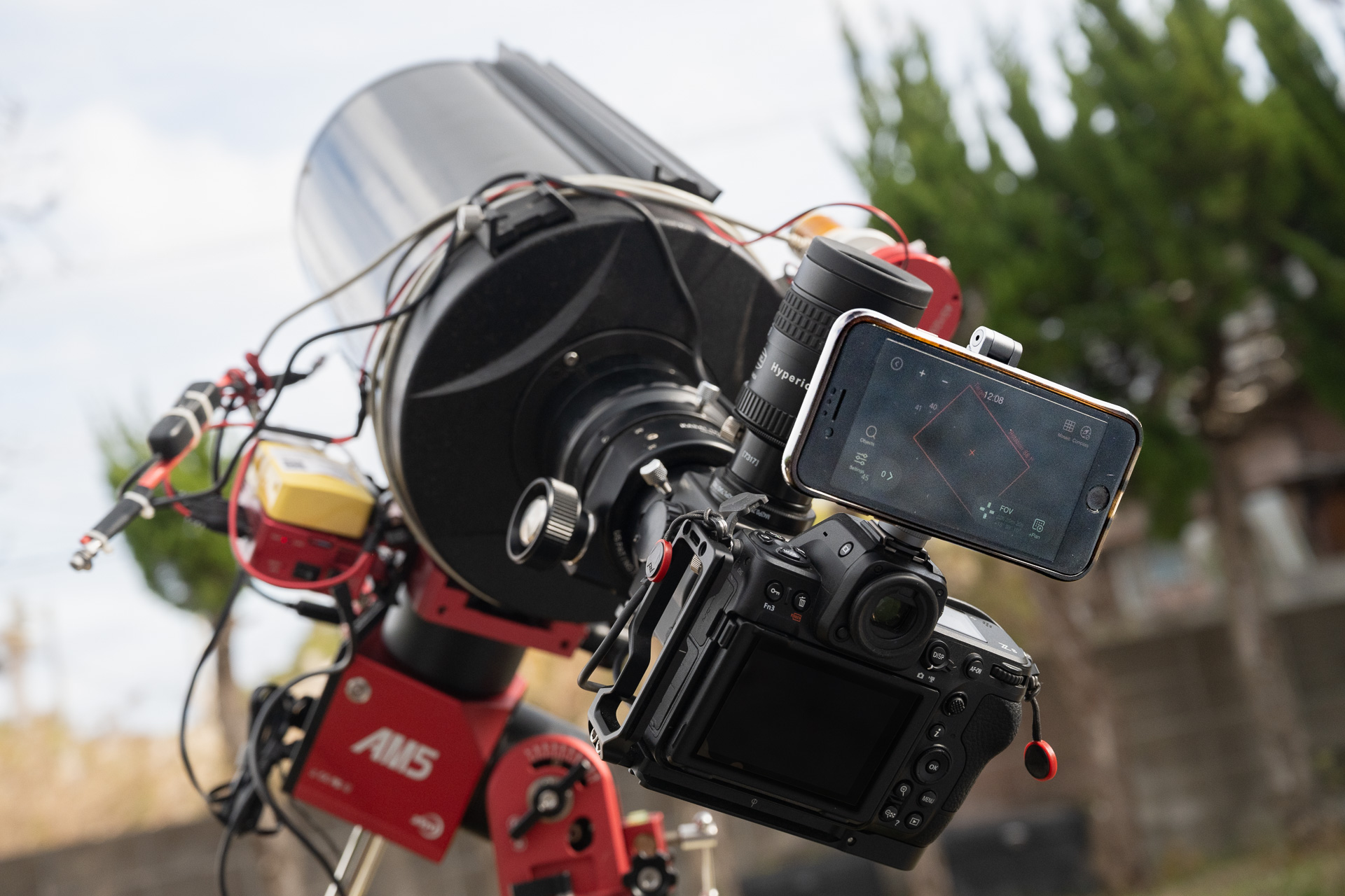 迅速に撮影をするために、明るいうちに準備する